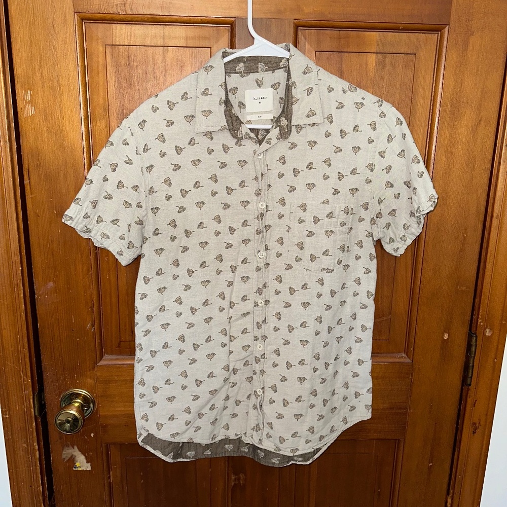 Billy Reid Slim Button-Up Shirt - Size Medium